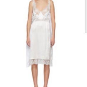 NWT Maison Margiela slip dress with flowy back detail